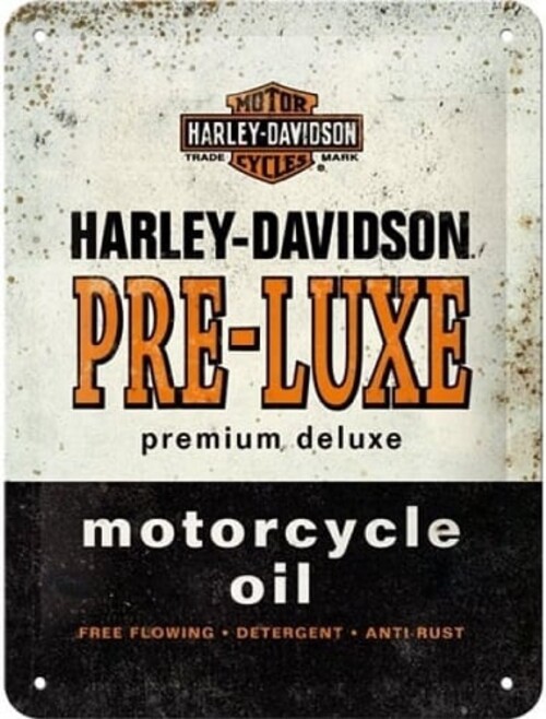 Tin Sign 15 x 20cm Harley-Davidson - Pre-Luxe