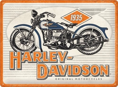 Tin Sign 30x40 cm Harley-Davidson - Motorcycles 1935