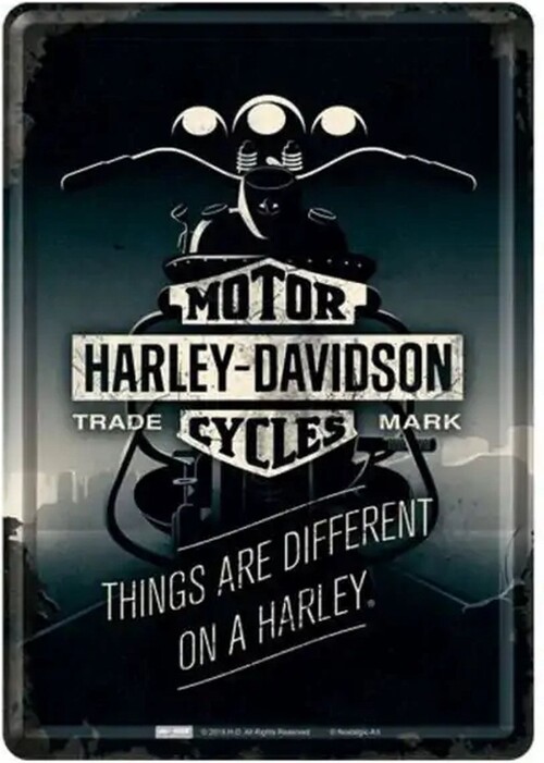 Metal Harley-Davidson Things Different