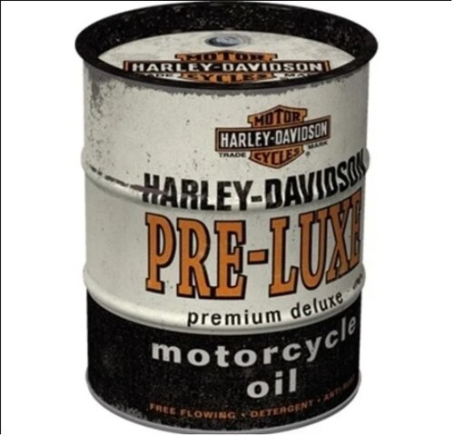 Money Box Oil Barrel Harley-Davidson - PRE-LUXE