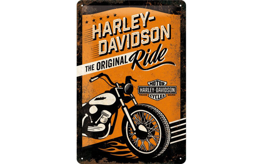 Tin sign Harley original ride 20x30