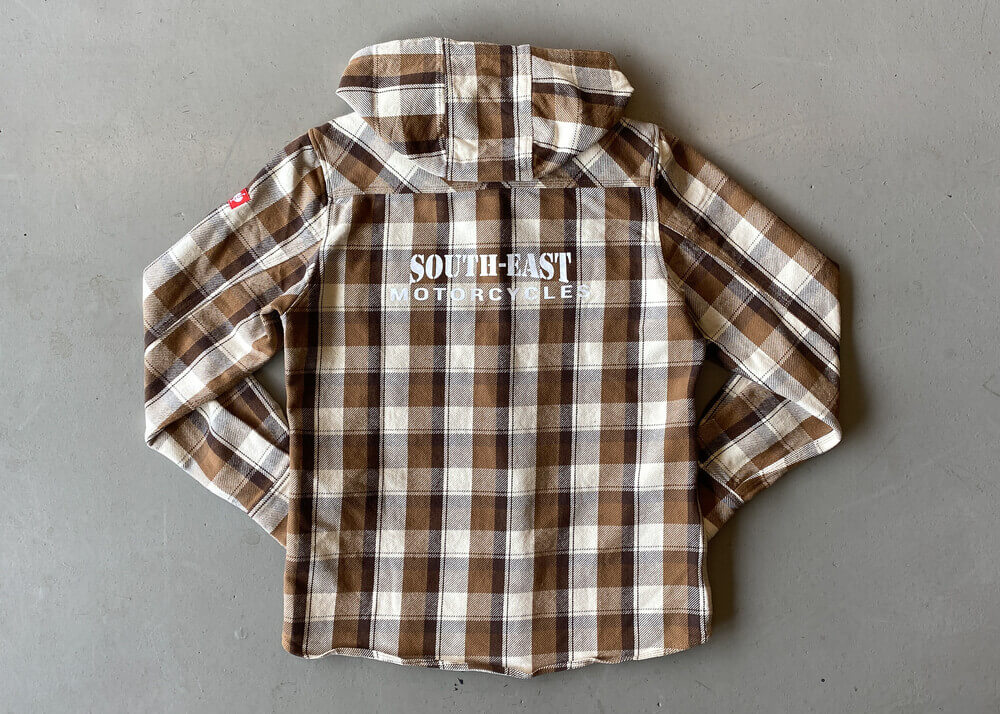 SOUTH-EAST MOTORCYCLES BLOUSE BRUIN