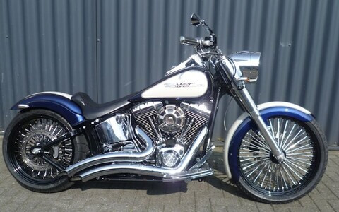 Softail old style blue