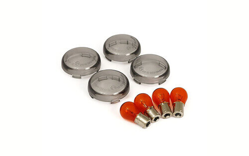 BULLET TURN SIGNAL LENS KIT, SMOKE