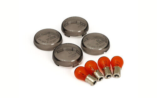 BULLET TURN SIGNAL LENS KIT, SMOKE