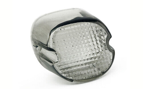 LAYDOWN TAILLIGHT LENS, LIGHT SMOKE