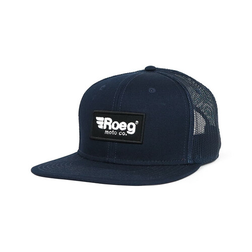 Roeg Flatpanel snapback cap Navy Blue