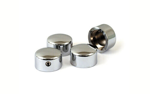 HEAD BOLT COVER KIT. SMOOTH, CHROME