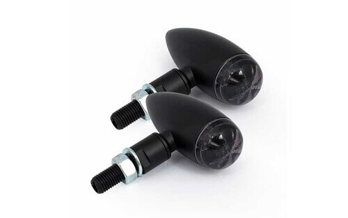 MICRO BULLET LED TURN SIGNALS, BLACK