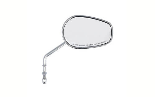 RIPTIDE TAPERED MIRROR SET, LONG STEM. CHROME