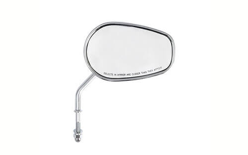 RIPTIDE TAPERED MIRROR SET, SHORT STEM. CHROME