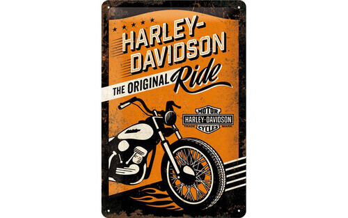 Tin sign Harley original ride 20x30