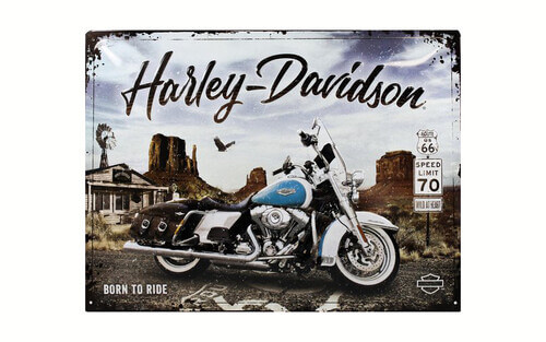 Tin sign Road King Classic 30X40