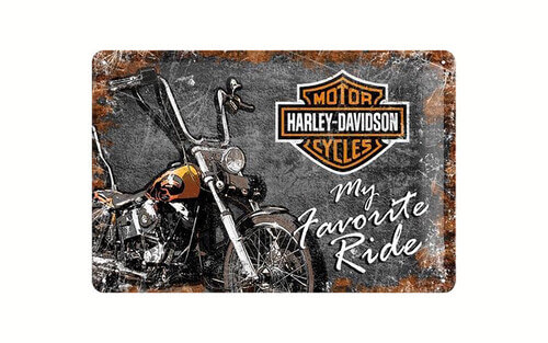 Tin sign Harley-Davidson favorite ride 20X30
