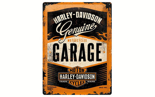 Tin sign H-D Garage  40X60