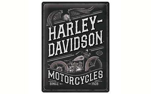 Tin sign H-D motorcycles Eagle 30X40