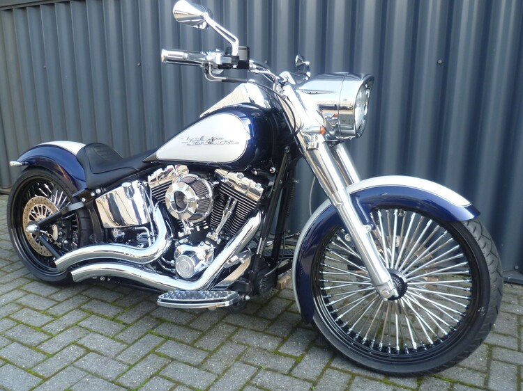 Softail old style blue