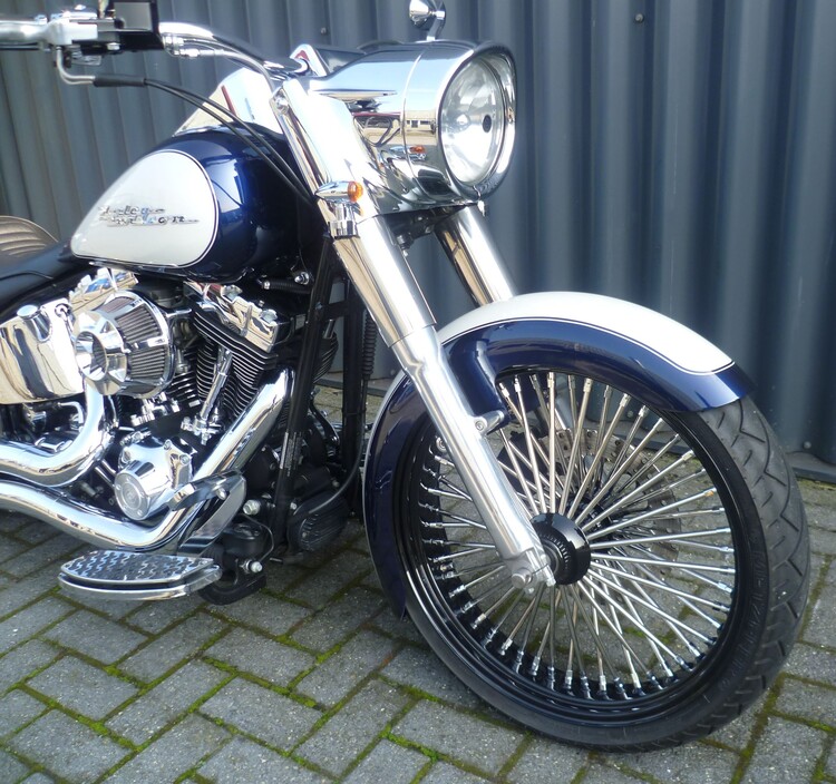 Softail old style blue