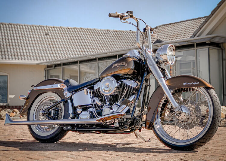 Brown Custom Fatboy 2003