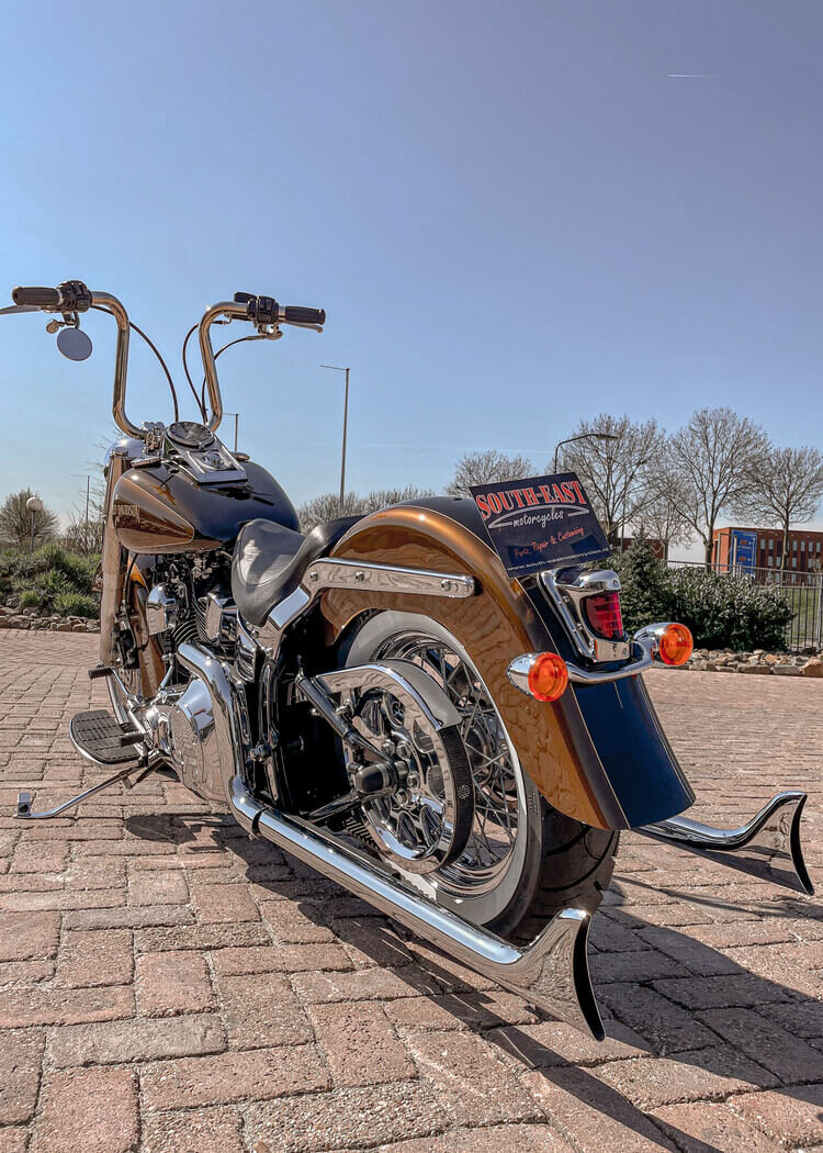 Brown Custom Fatboy 2003