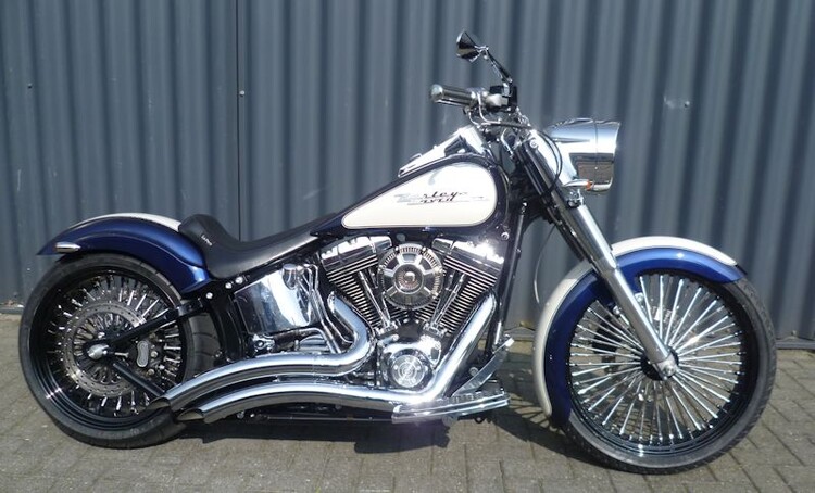 Softail old style blue