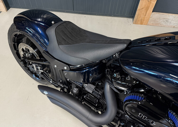 'Blue Dark Steel' Custom Fatboy
