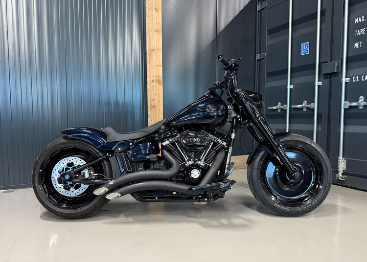 'Blue Dark Steel' Custom Fatboy
