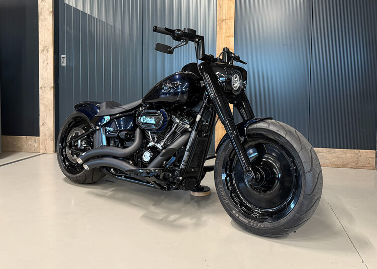 'Blue Dark Steel' Custom Fatboy