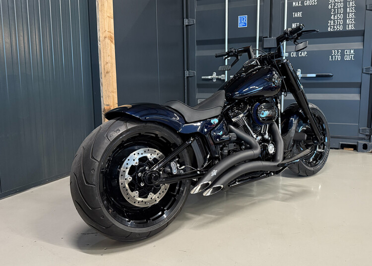 'Blue Dark Steel' Custom Fatboy