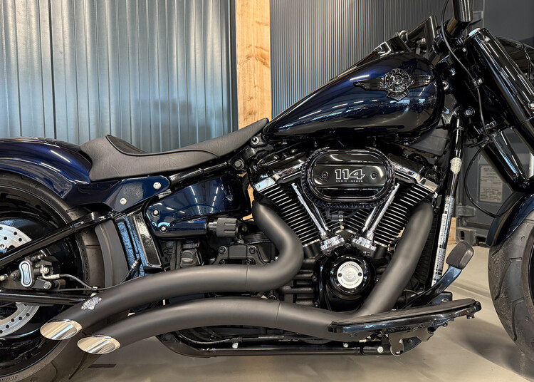 'Blue Dark Steel' Custom Fatboy