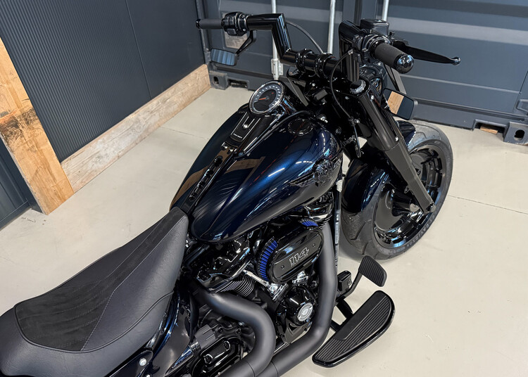 'Blue Dark Steel' Custom Fatboy
